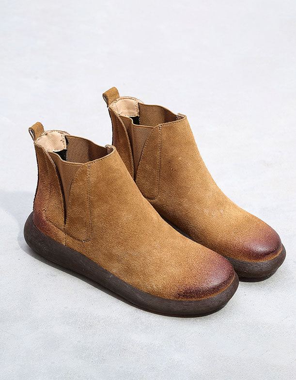 Damer Storlek Mocka Casual Boots 35-43