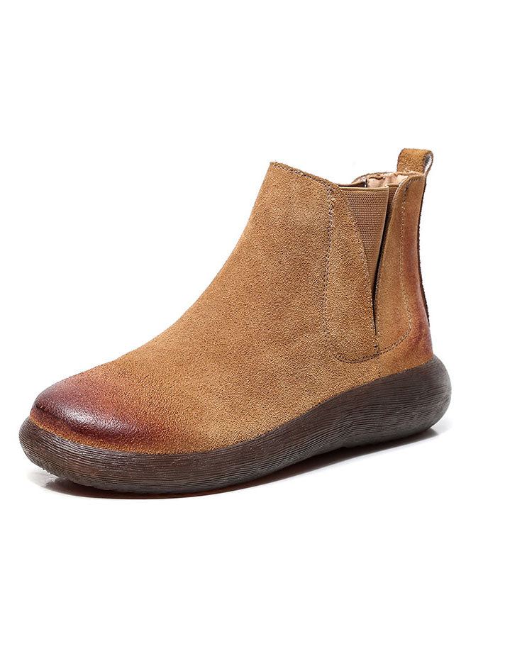 Damer Storlek Mocka Casual Boots 35-43