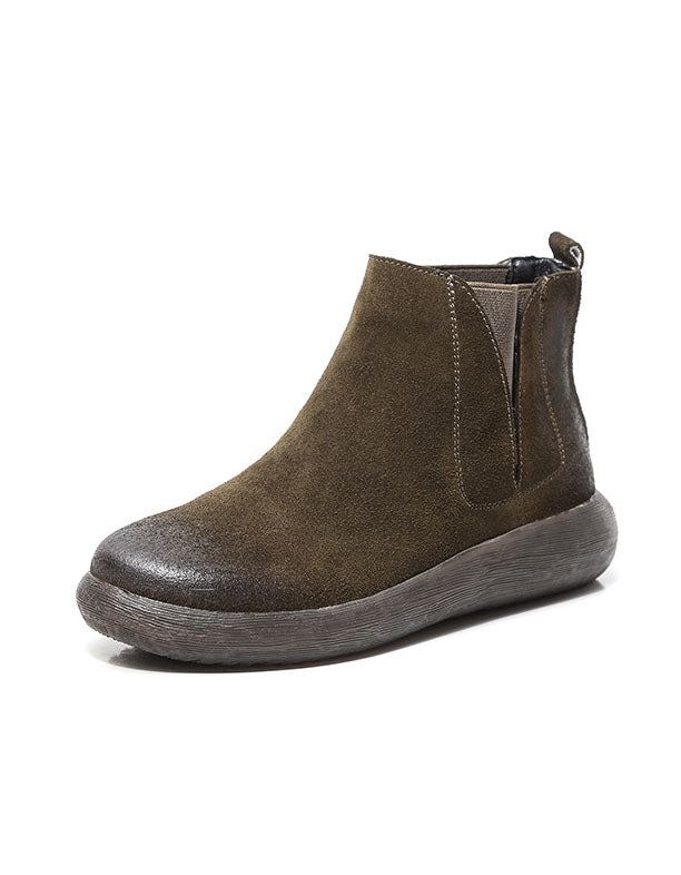 Damer Storlek Mocka Casual Boots 35-43