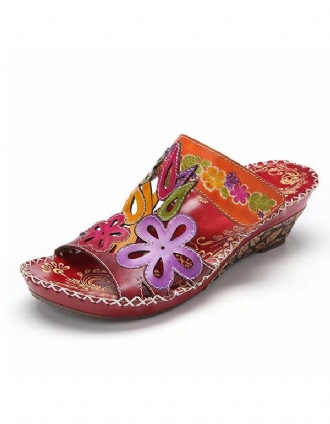 Flip Flops Retro Etniska Handgjorda Tofflor 36-42