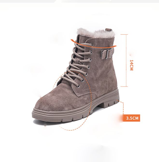 Winter Velvet Plysch Martin Boots | Presentskor 40-43