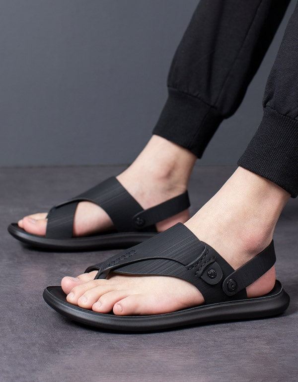 Sandaler För Män Sommar Utomhus Strandflipflops