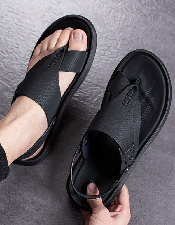 Sandaler För Män Sommar Utomhus Strandflipflops