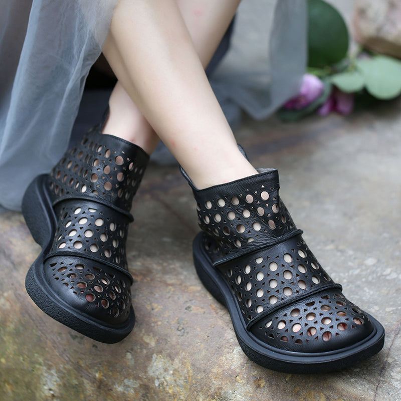 Handgjorda Summer Hollow Sandals Boots