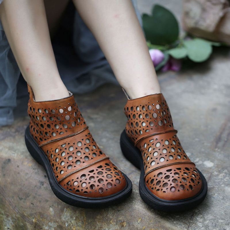 Handgjorda Summer Hollow Sandals Boots