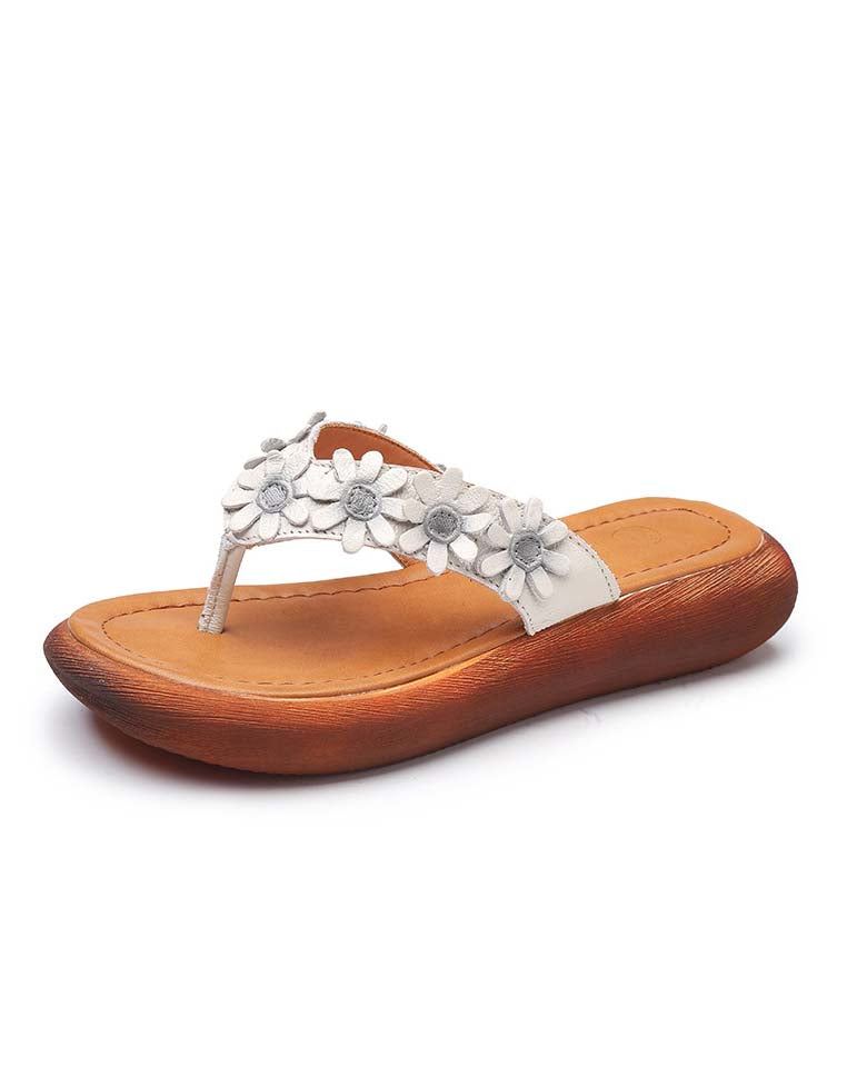 Flower Flip-flops Retro Beach Tofflor