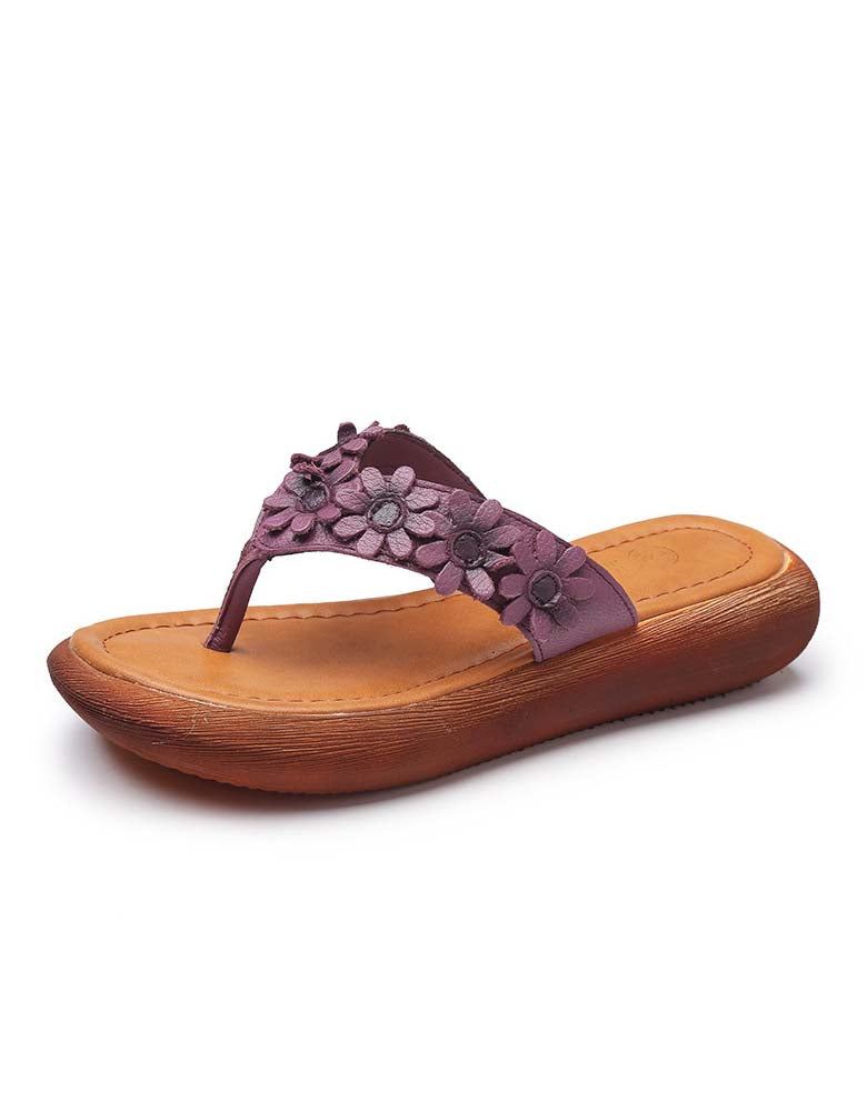 Flower Flip-flops Retro Beach Tofflor