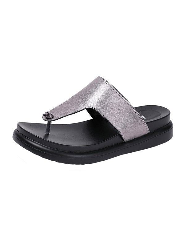 Summer Beach Flip Flop Silver Tofflor