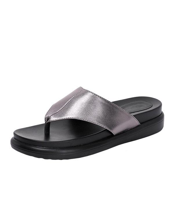 Summer Beach Silver Flip Flop Tofflor