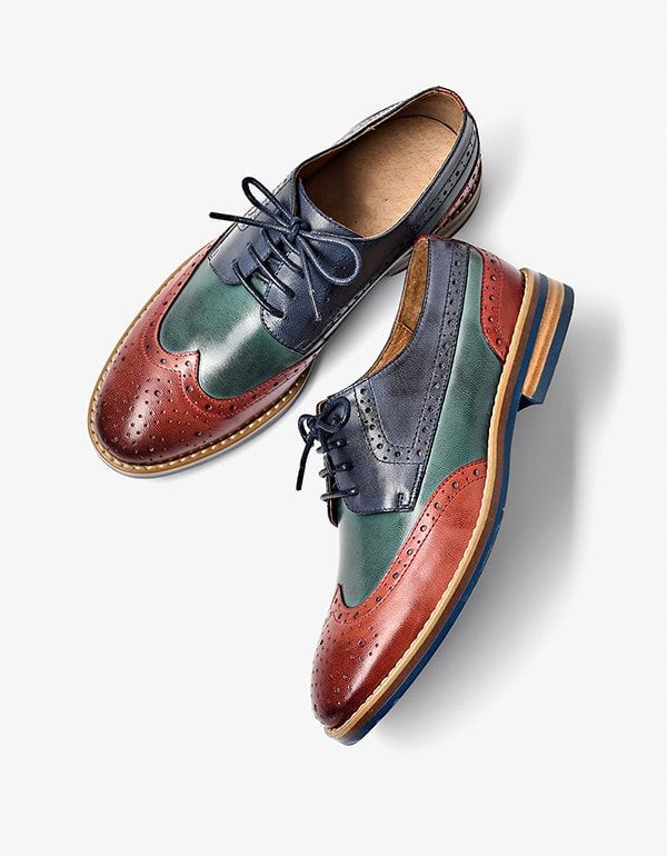 Brock British Vintage Oxford Skor För Kvinnor