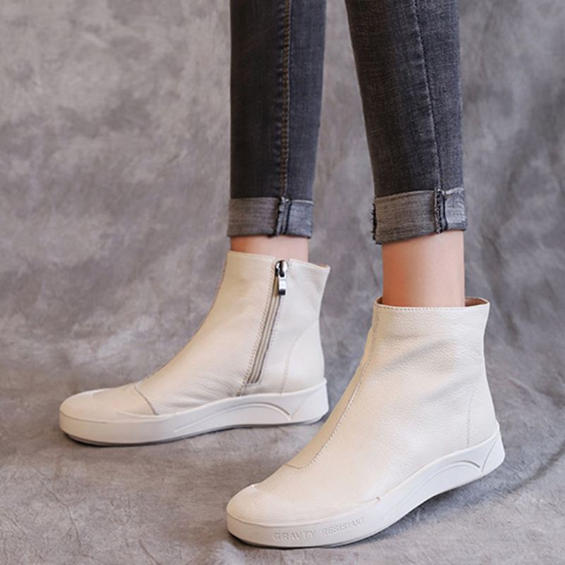 Casual Velvet Short Boots | Present Skor