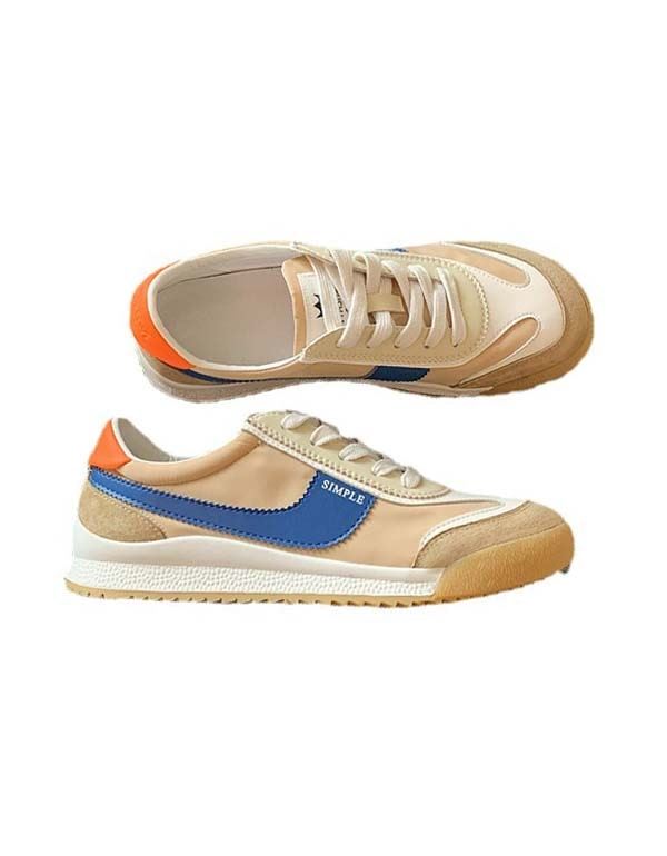 Läder Casual Sneakers Skor För Kvinnor