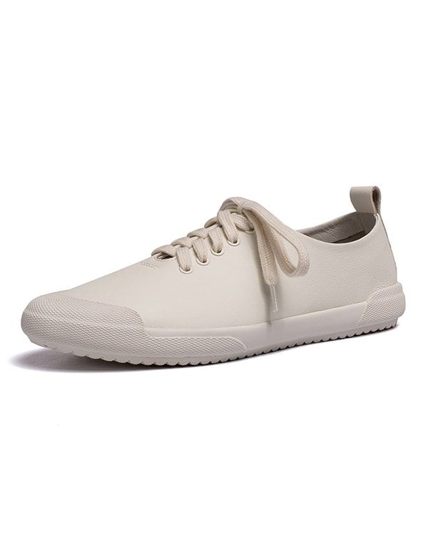 Vår Sommar Casual Bekväma Lädersneakers