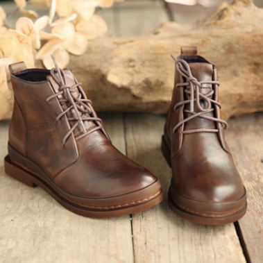 Casual Läder Martin Boots |presentskor