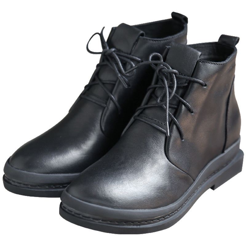 Casual Läder Martin Boots |presentskor