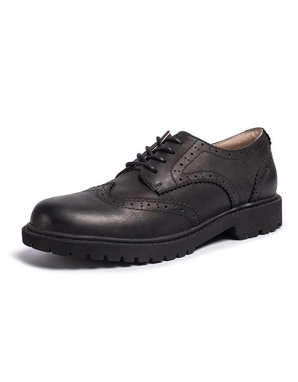 Brock Leather 2022 Spring Autumn British Oxford Shoes