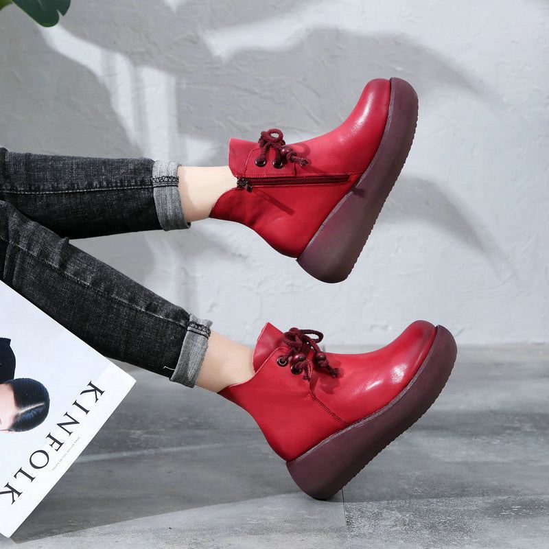 Retro Velvet Kilklack Boots | Present Skor