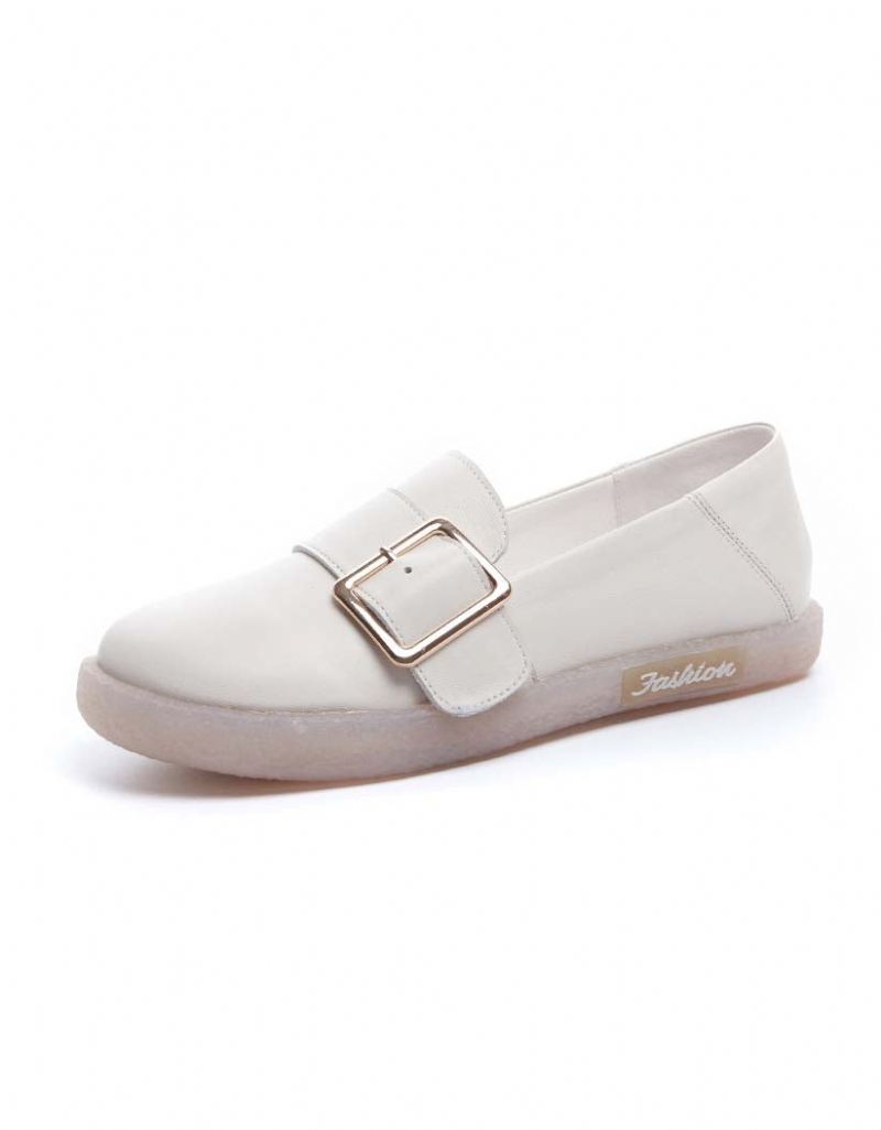 Bekväma Slip-on Spring Leather Sneakers