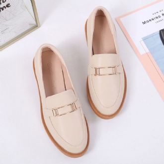 Casual Flat Leather Dam Loafers