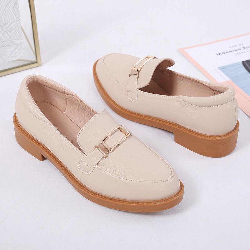 Casual Flat Leather Dam Loafers