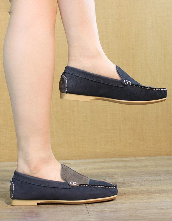 Spring Flat Handmade Leather Loafers