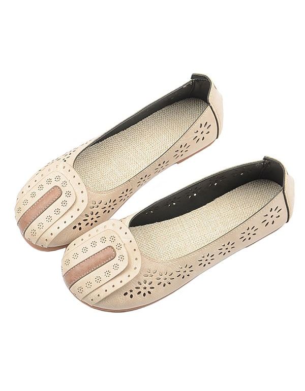 Summer Simple Andas Retro Flat Shoes