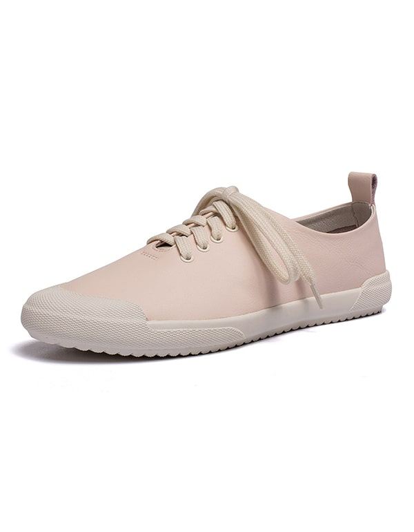 Vår Sommar Casual Bekväma Lädersneakers