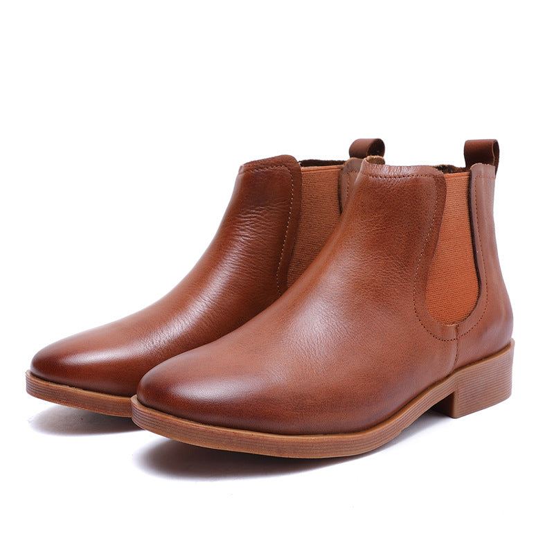 Chelsea Heel Short Boots | Present Skor