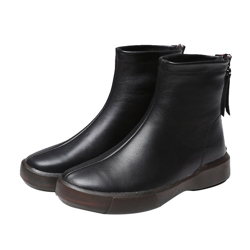 Chelsea Velvet Short Boots I Äkta Läder 34-43