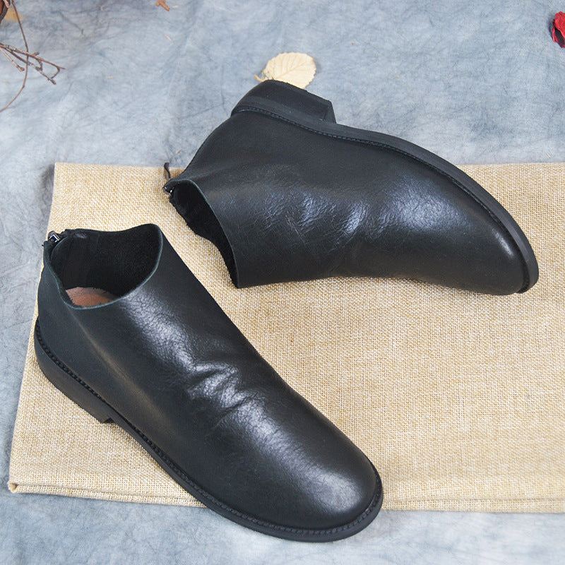 Chelsea Velvet Simple Casual Boots | Present Skor