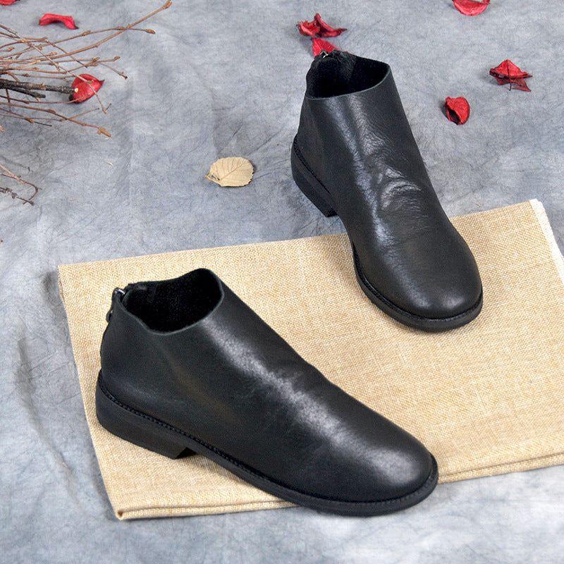 Chelsea Velvet Simple Casual Boots | Present Skor