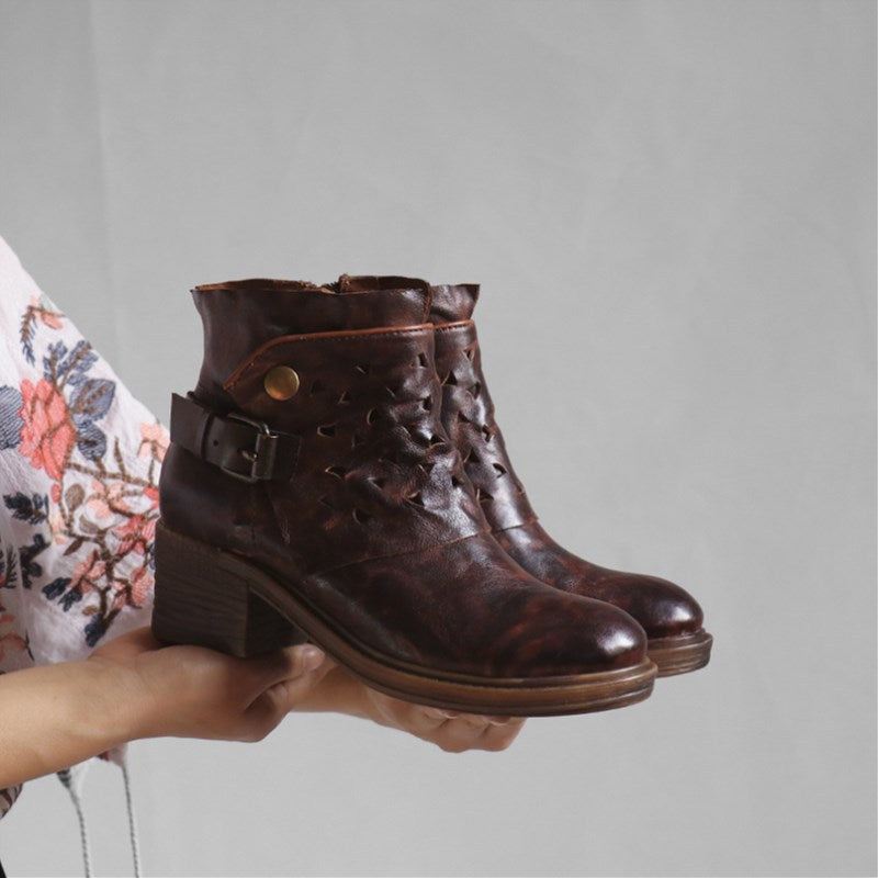 Distressed Handmade Retro Boots 35-41 | Present Skor