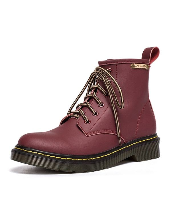 Höst Smooth Leather Dam Doc Marten Boots