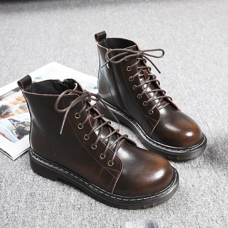 Höst Vinter Retro Litterär Martin Boots | Present Skor