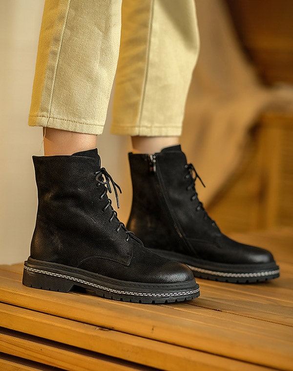 Höst Vinter Vintage Bekväma Velvet Short Boots