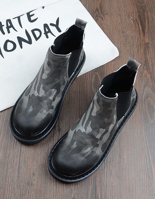 Höstvinter Chelsea Boots Tjocksulor