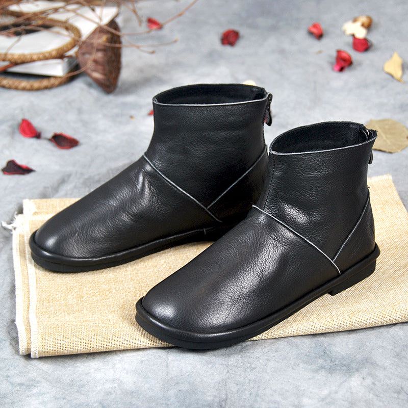 Retro Velvet Chelsea Boots-svart | Present Skor