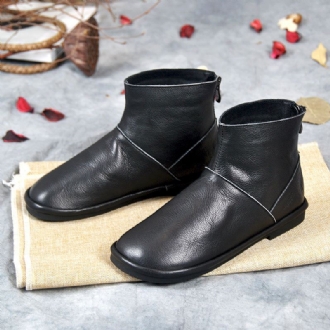 Retro Velvet Chelsea Boots-svart | Present Skor