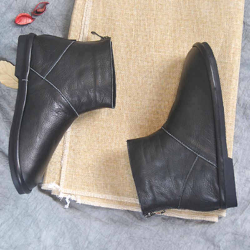 Retro Velvet Chelsea Boots-svart | Present Skor