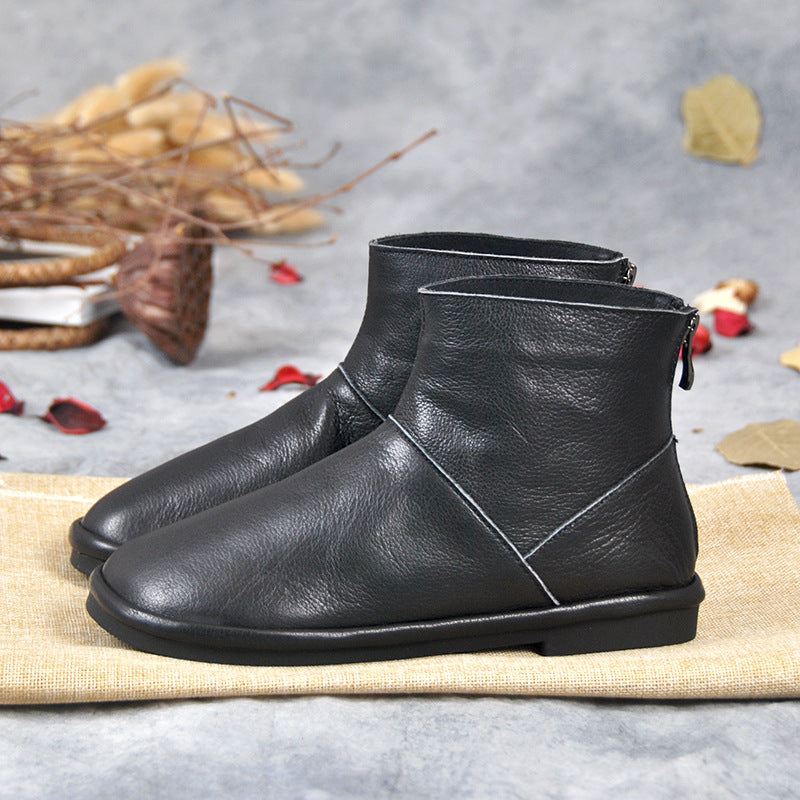 Retro Velvet Chelsea Boots-svart | Present Skor