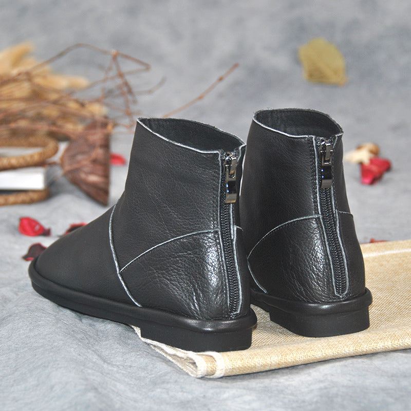 Retro Velvet Chelsea Boots-svart | Present Skor