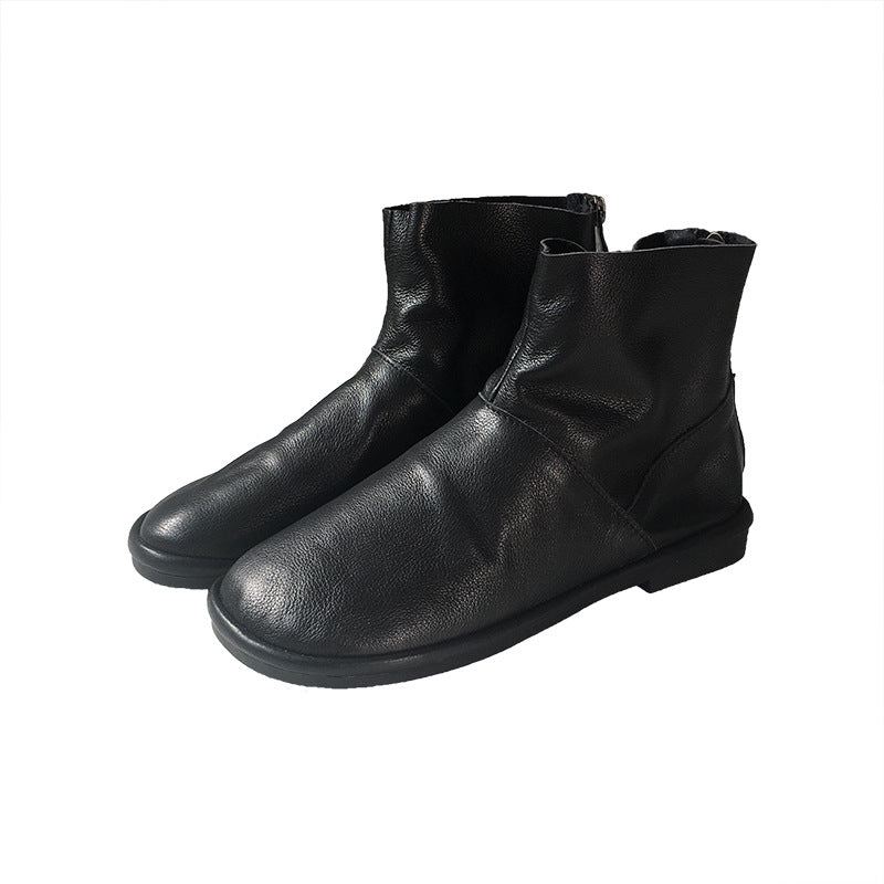 Retro Velvet Chelsea Boots-svart | Present Skor