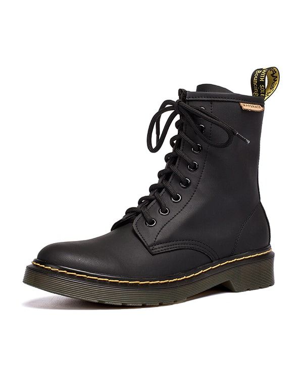 Vinter Höst Smooth Läder Lace Up Dr Marten Boots