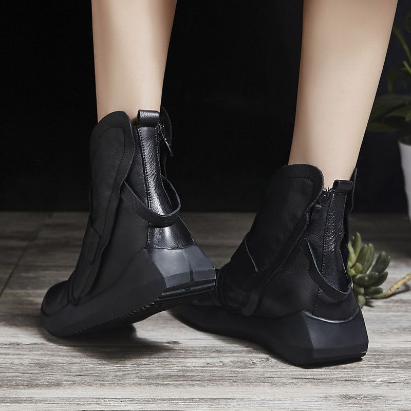 Wedge Casual Short Boots | Present Skor