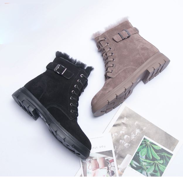 Winter Velvet Plysch Martin Boots | Presentskor 40-43