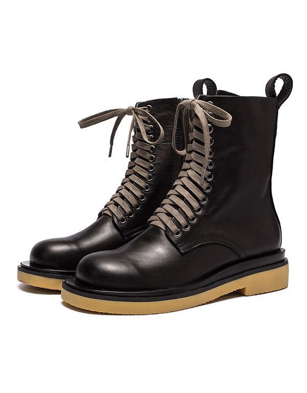 Höst Vinter Lace Up Dr Martin Boots