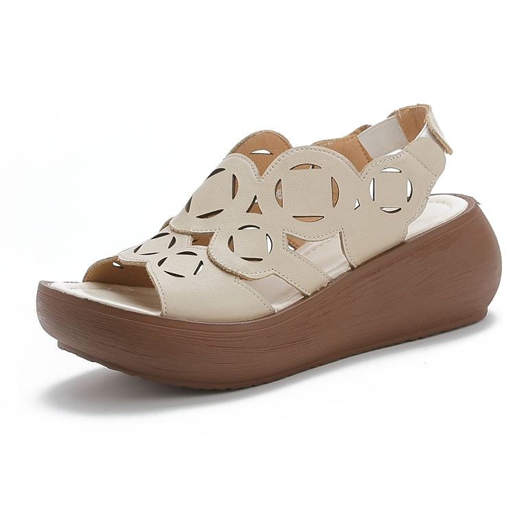 Fisktå Hollow Wedge Damsandaler Slingback