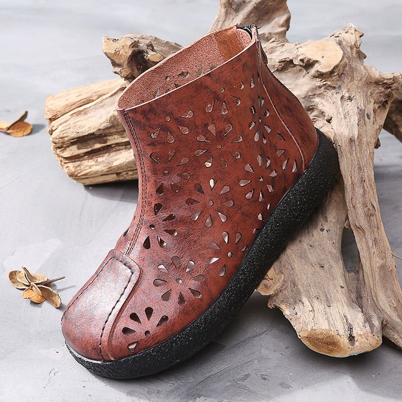 Retro Hollow Wedge Sandaler | Present Skor