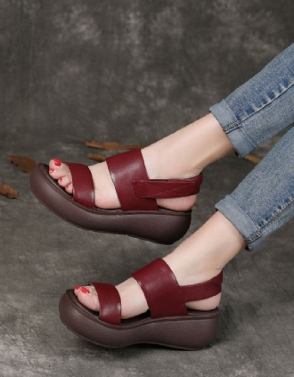 Summer Slingback Retro Wedge Sandaler