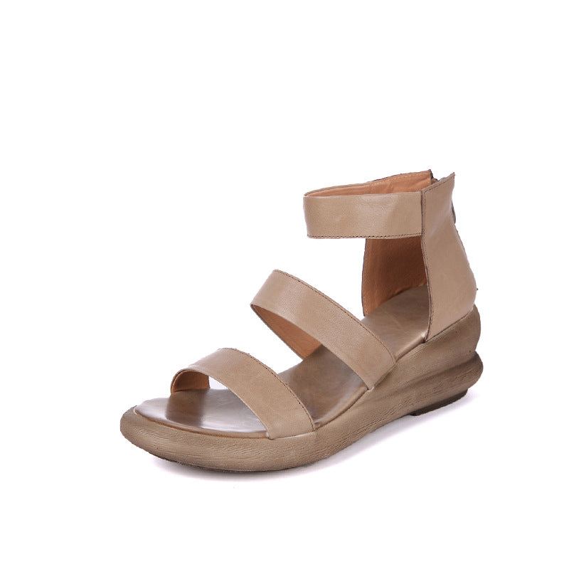 Summer Wedge Roman Sandaler